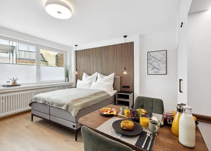 Modernes Am Bremer Dom Mit Balkon Appartement Brême